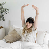 Luna Blackout Sleep Mask – Premium Silk Eye Mask for Deep Sleep & Travel
