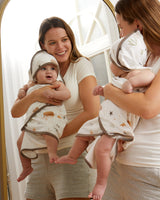 Sophia Newborn Hooded Towel Ultra Soft Absorbent Baby Towel Set