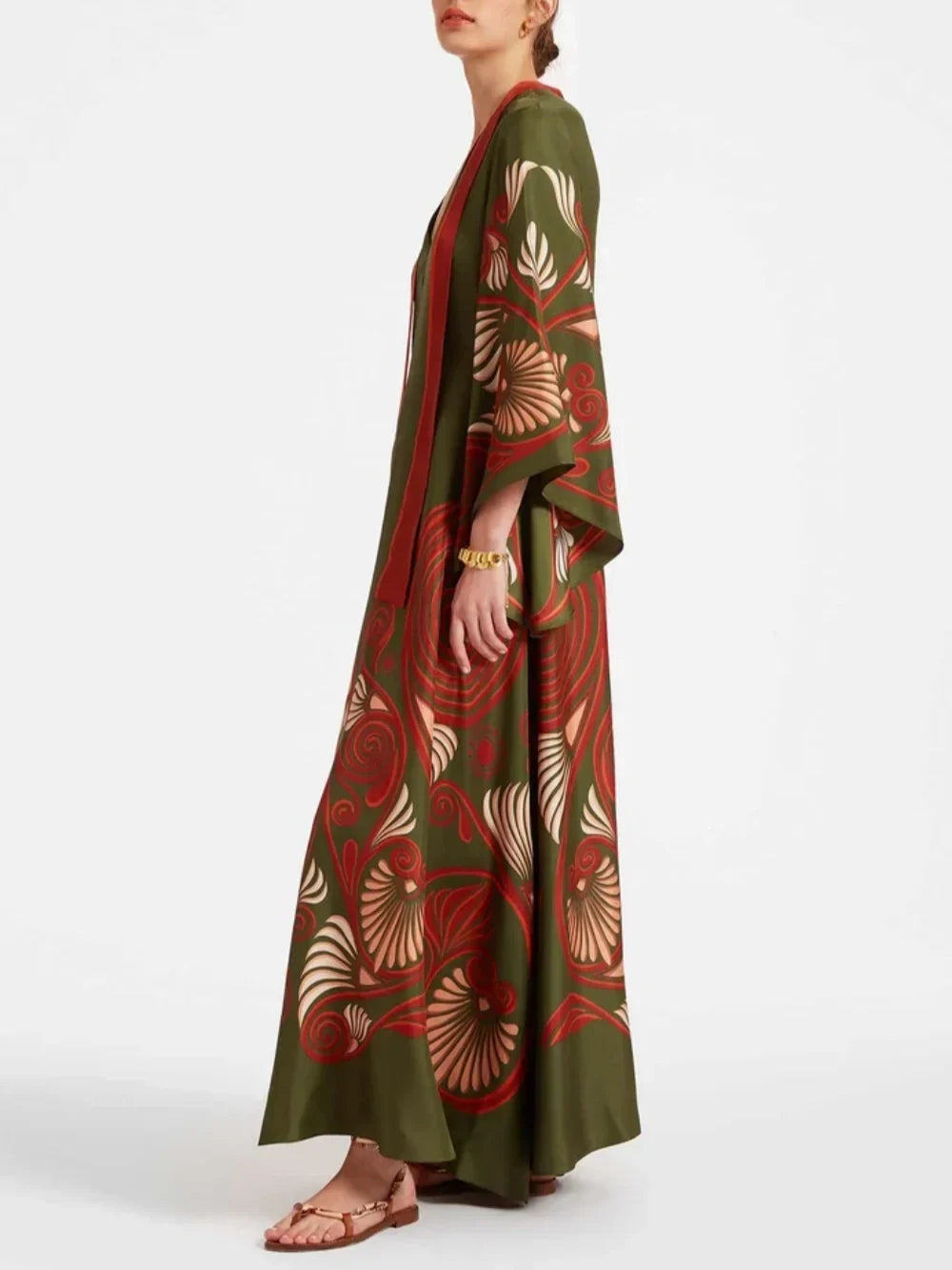 Dazzling Print Maxi Dress