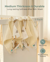 Ella Cotton Baby Washcloth Set