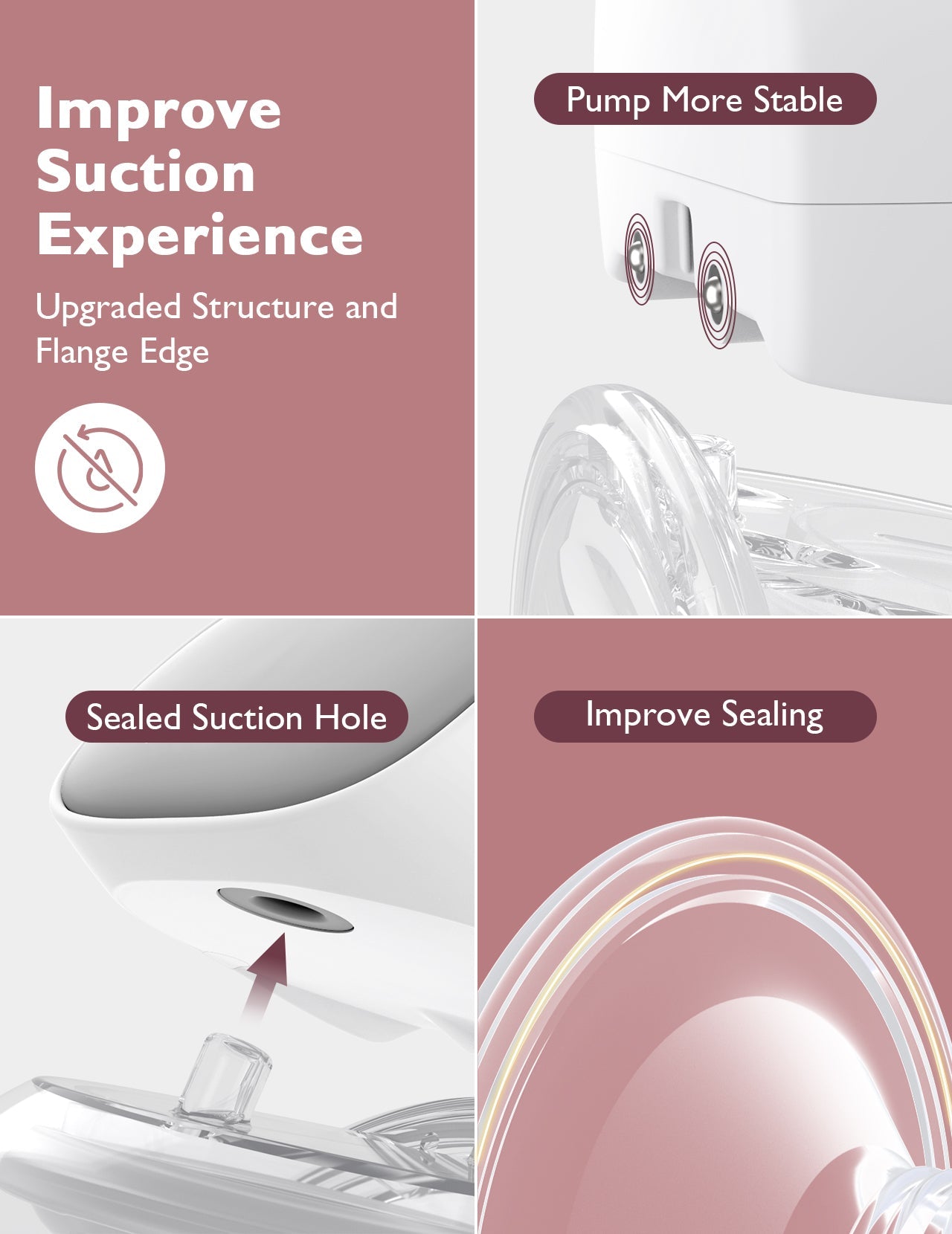 Mona Lightweight Wearable Silicone Electric Breast Pump