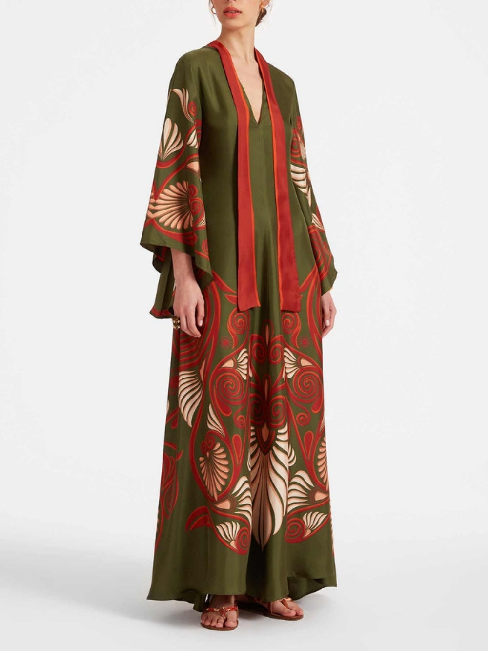 Dazzling Print Maxi Dress
