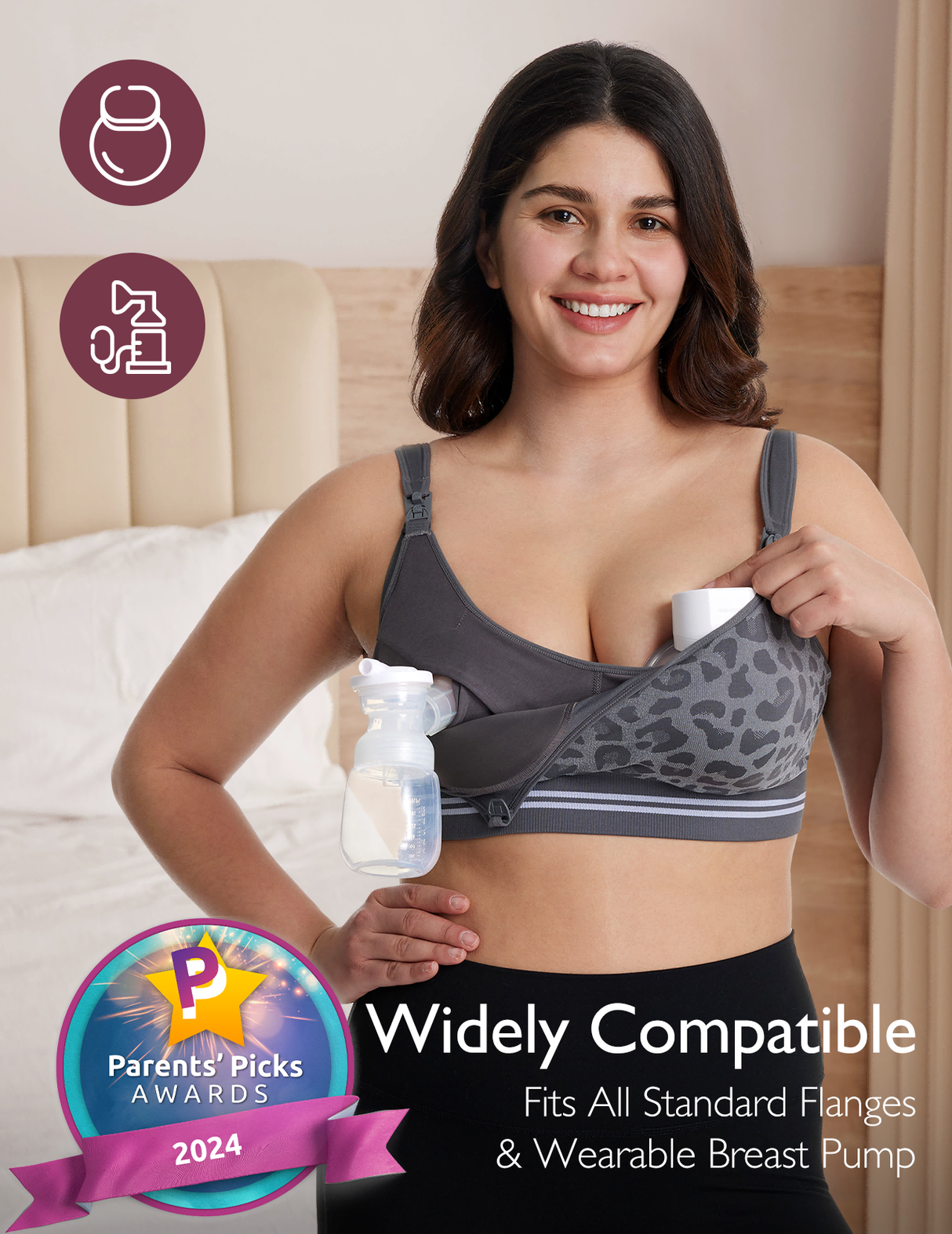 Nora Hands-Free Wireless Nursing Bra