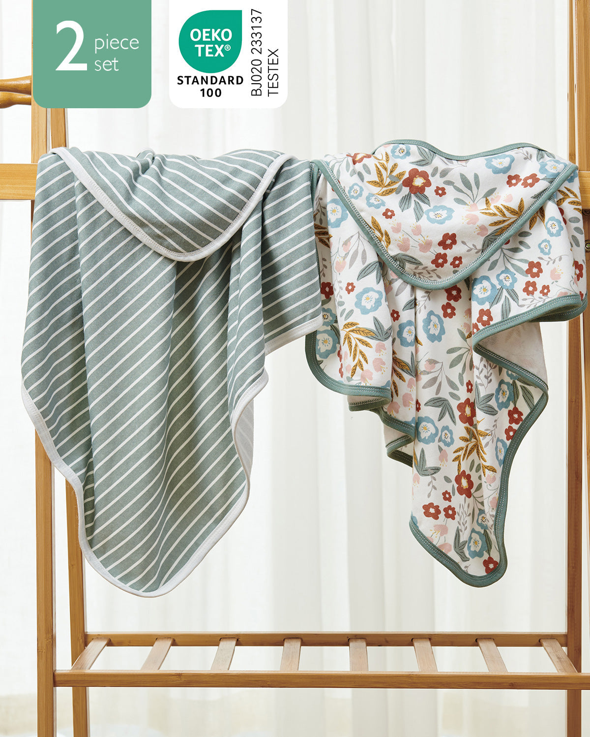 Sophia Newborn Hooded Towel Ultra Soft Absorbent Baby Towel Set