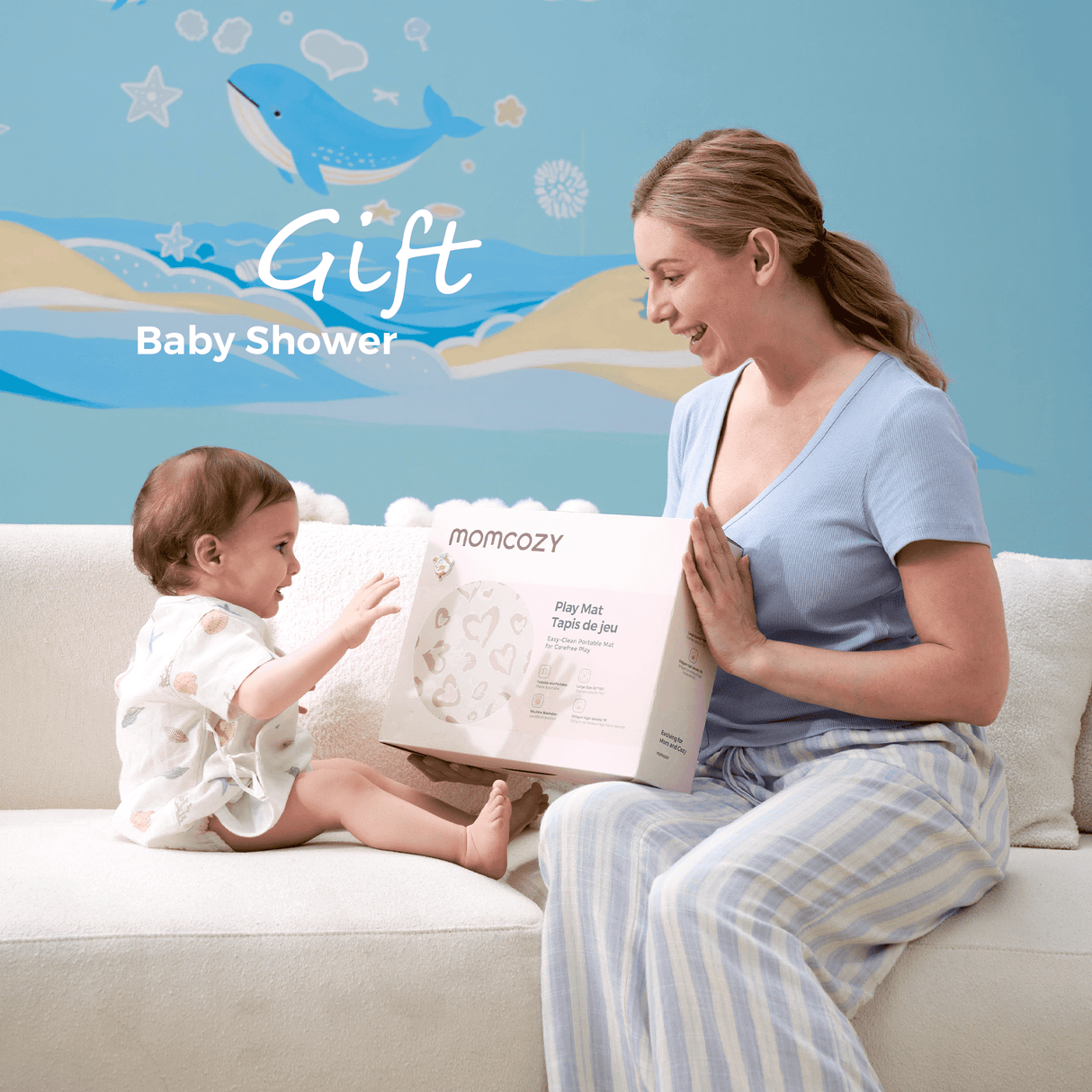 Luna Portable Baby Full Playmat Set for Playtime