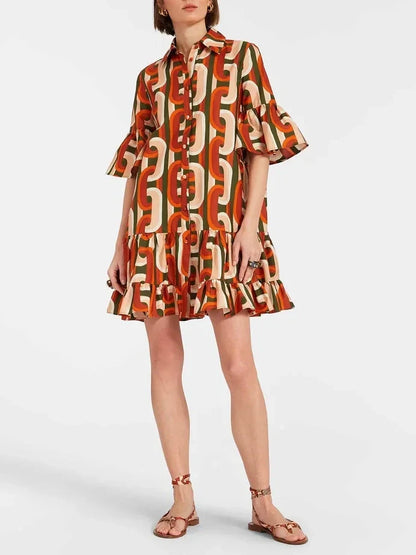 Drop-Waist Mini Dress