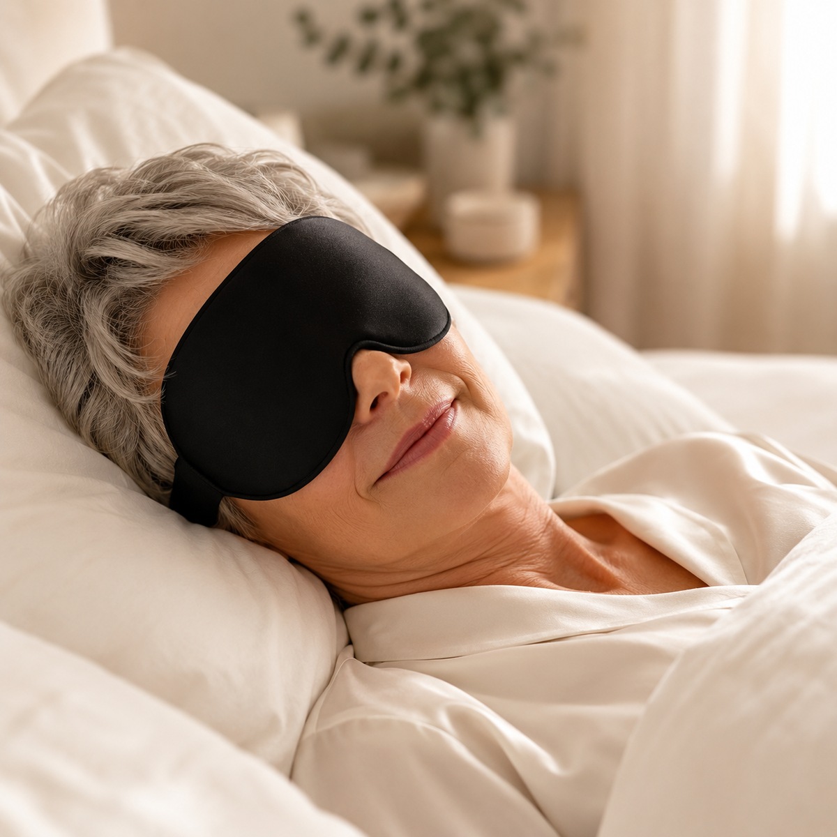 Luna Full Blackout Silk Deep Sleep Mask