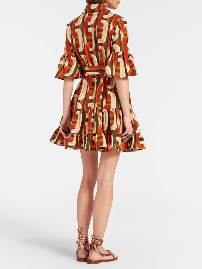 Drop-Waist Mini Dress