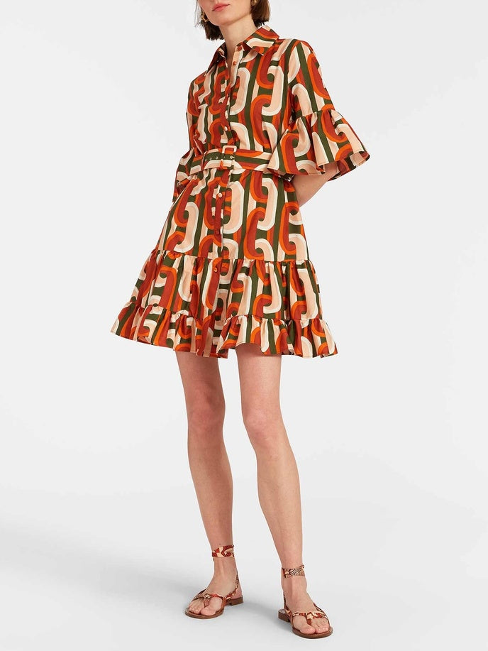 Drop-Waist Mini Dress