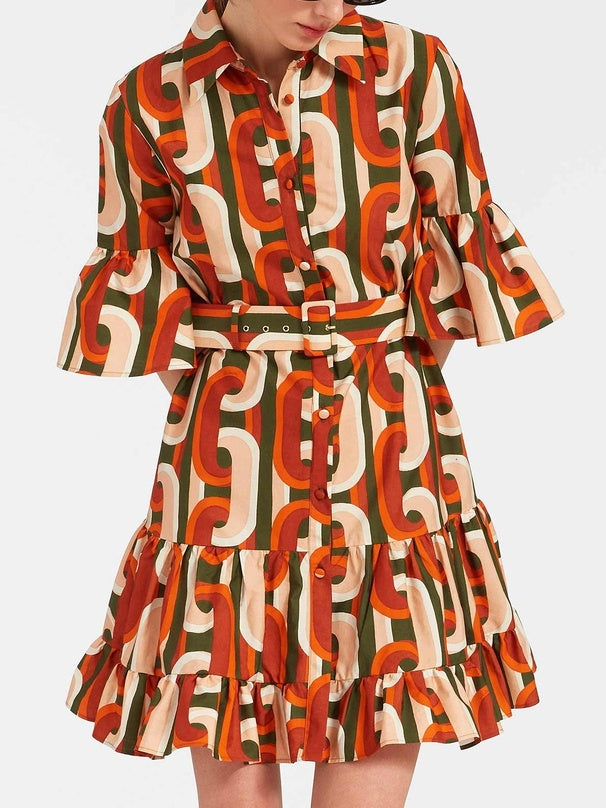 Drop-Waist Mini Dress