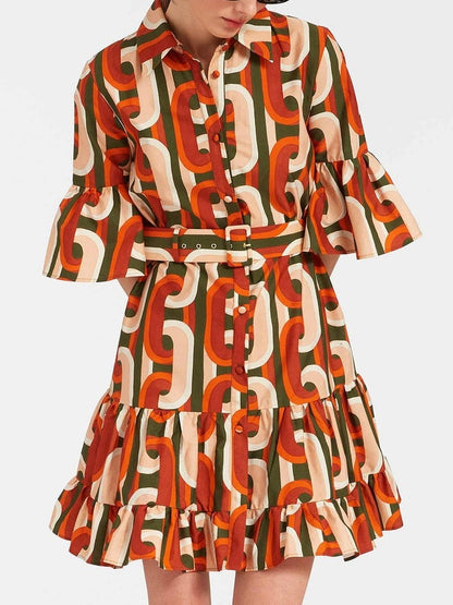 Drop-Waist Mini Dress