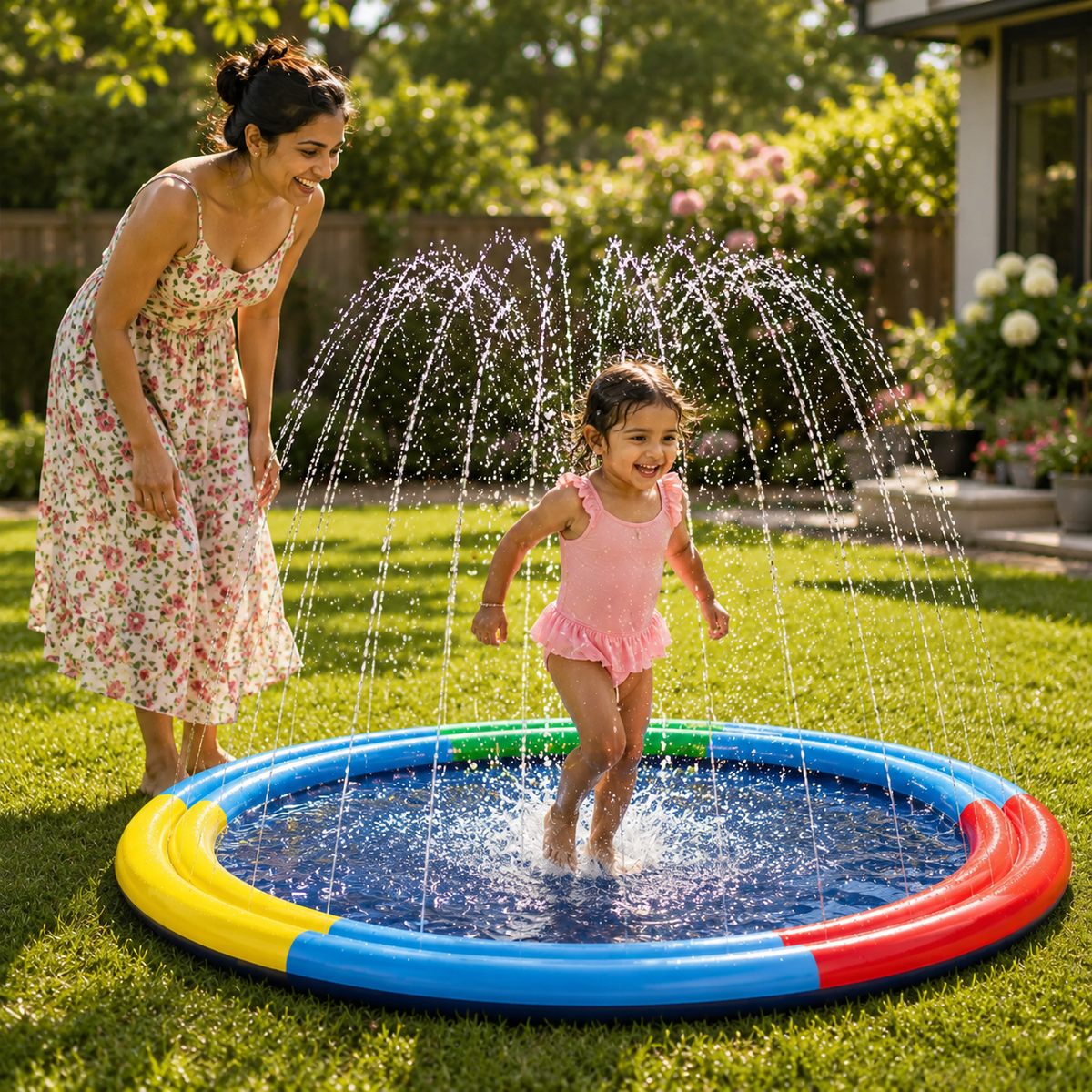 Splash Pad Water Play Sprinkler Mat