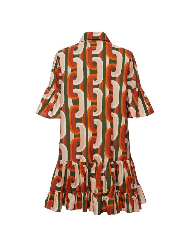 Drop-Waist Mini Dress