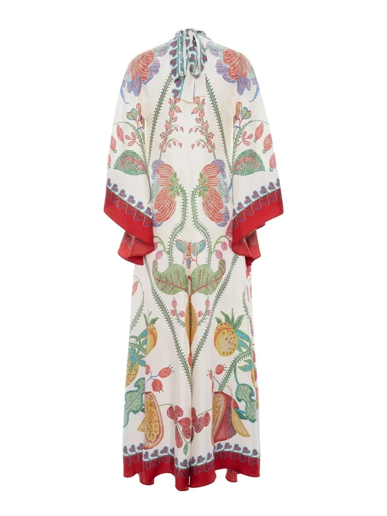 Ebony Print Maxi Dress