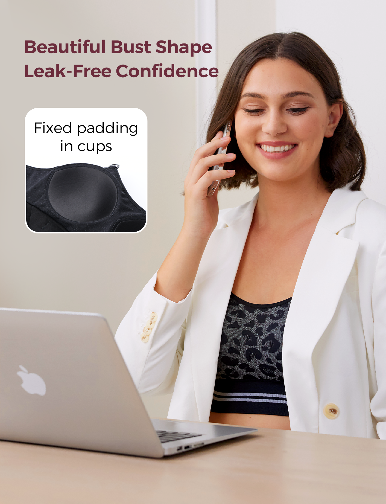 Nora Wireless Seamless Maternity Nursing Bra