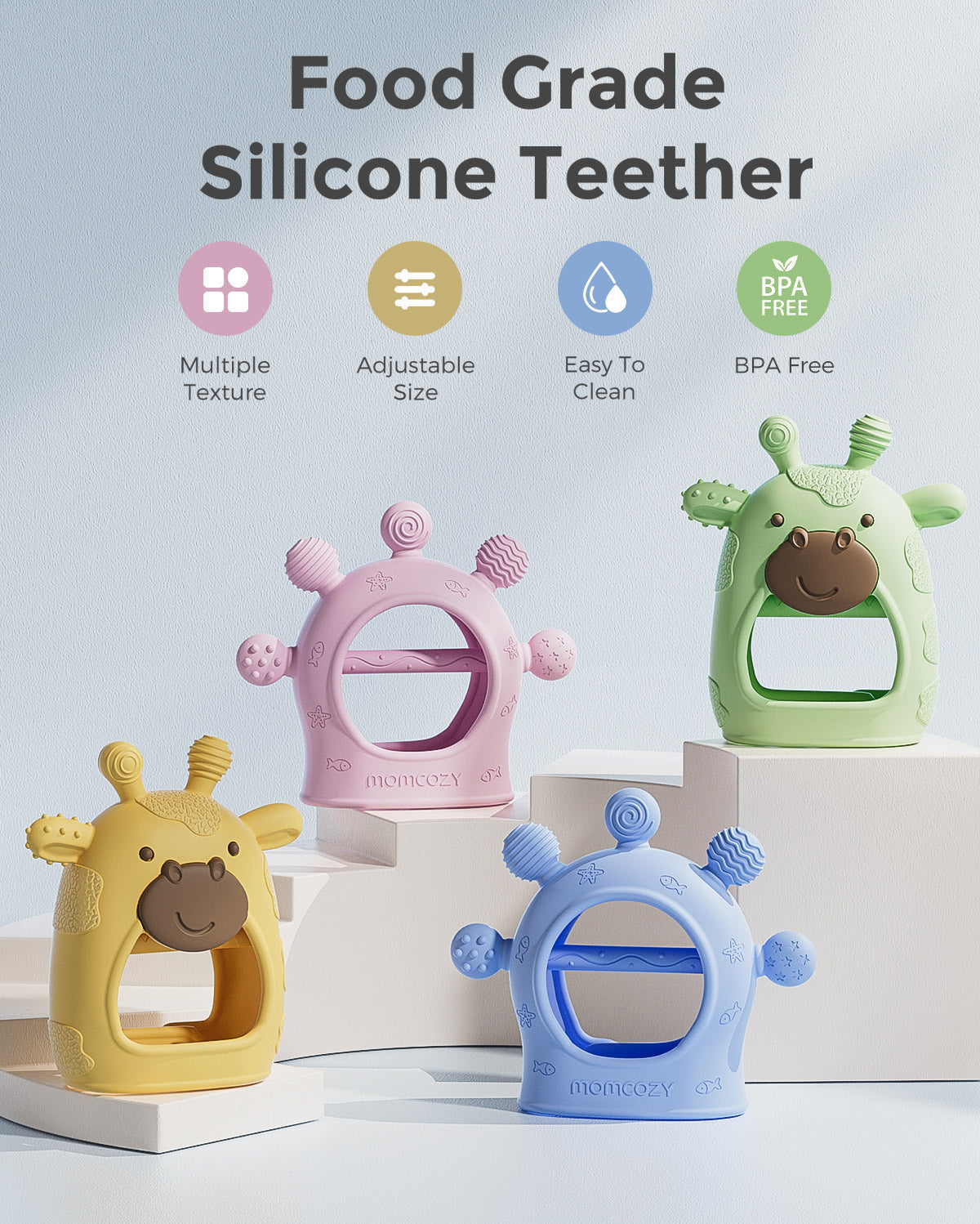 Mila Silicone Baby Teether Toy