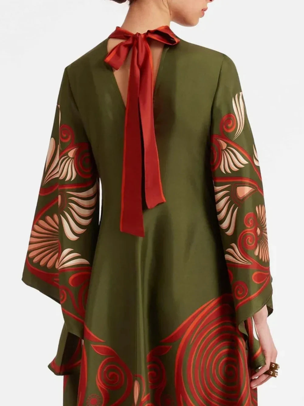 Dazzling Print Maxi Dress