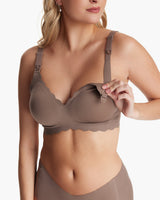 Elara Seamless Wirefree Nursing Pumping Support Bra