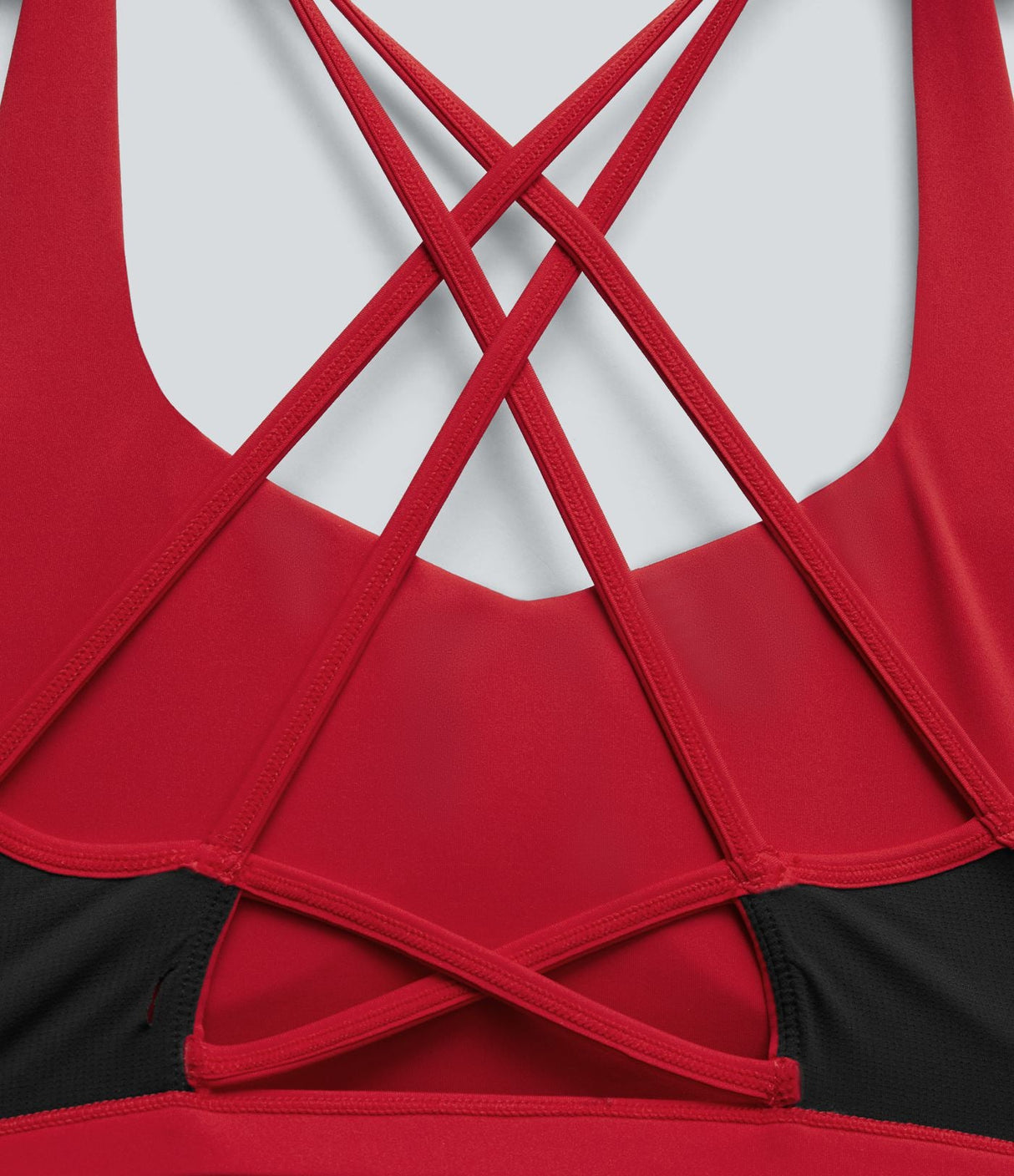 Plush Light Support Built-in Bra Crisscross Yoga Sports Bra
