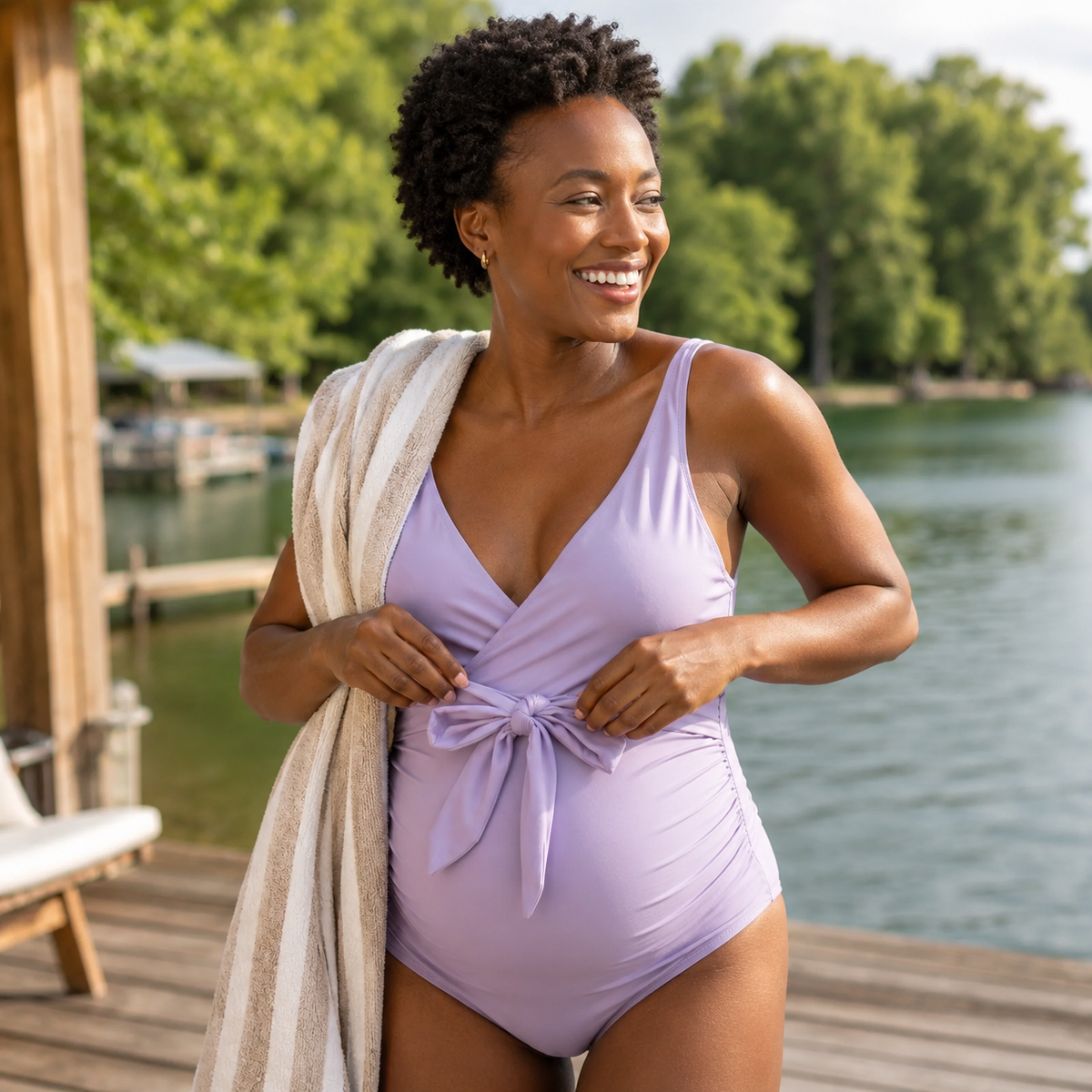 Isabella Maternity One-Piece Swimsuit