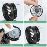 Emma Portable Stroller Fan with Rechargeable Clip Design