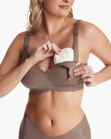 Elara Seamless Wirefree Nursing Pumping Support Bra