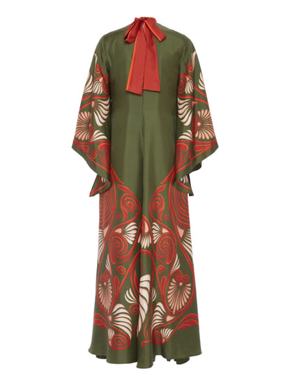 Dazzling Print Maxi Dress
