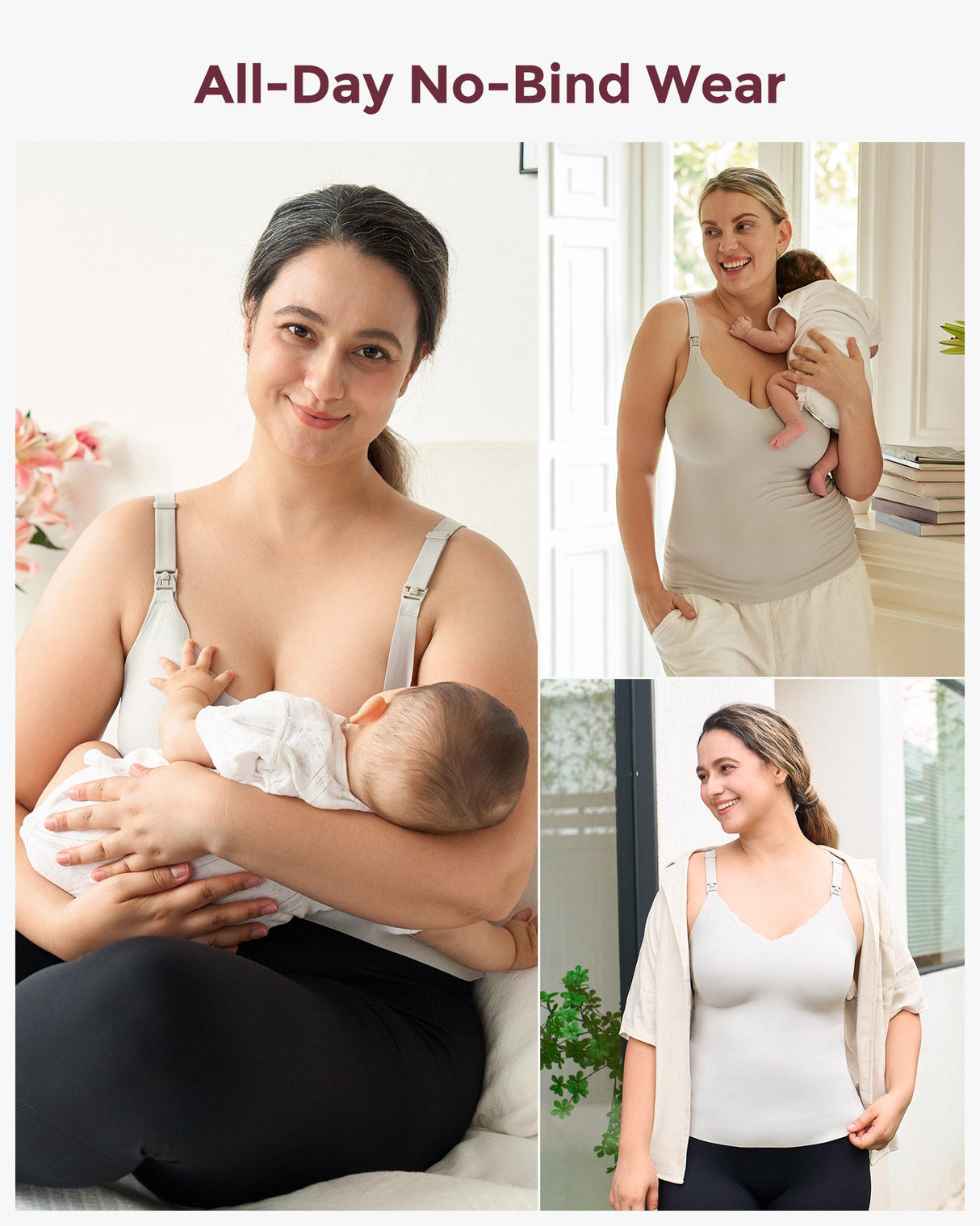 Amelia Maternity Nursing & Pumping Tank Top