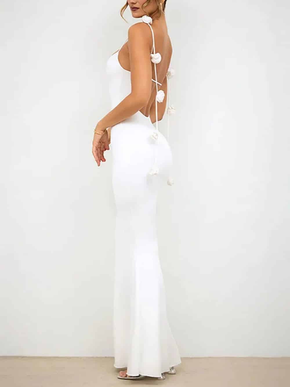 Backless Cami Maxi Dress