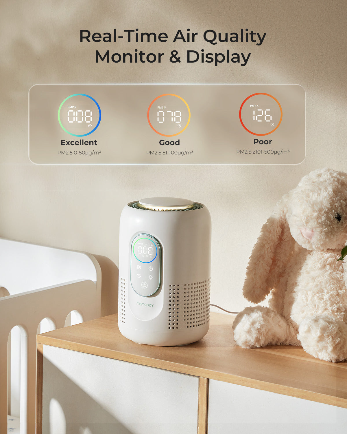 Emma Hepa Baby Air Purifier for Nursery Clean Air Protection