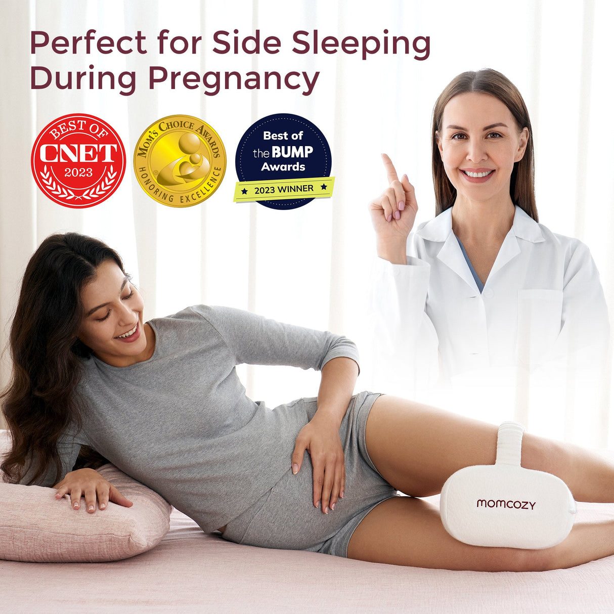 Sophia Cooling Knee Pillow Orthopedic Leg Support Cushion