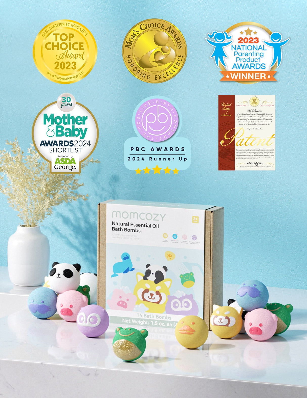 Sophia Animal Shape Bath Bombs Gift Set for Kids & Spa Relaxation
