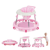 NuriBloom Wilma Baby Walker – Foldable Adjustable Infant Walker with Activity Tray