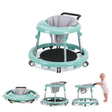 NuriBloom Wilma Baby Walker – Foldable Adjustable Infant Walker with Activity Tray