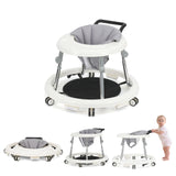 NuriBloom Wilma Baby Walker – Foldable Adjustable Infant Walker with Activity Tray