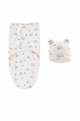 Fona Newborn Baby Cotton Adjustable Swaddle Wrap Blanket