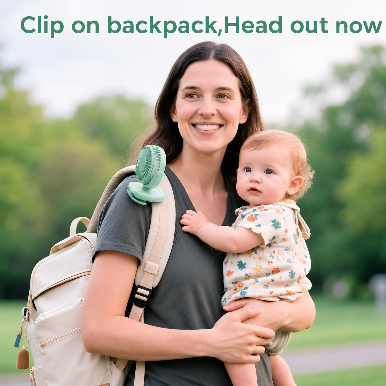 Emma Portable Clip-On Stroller Fan