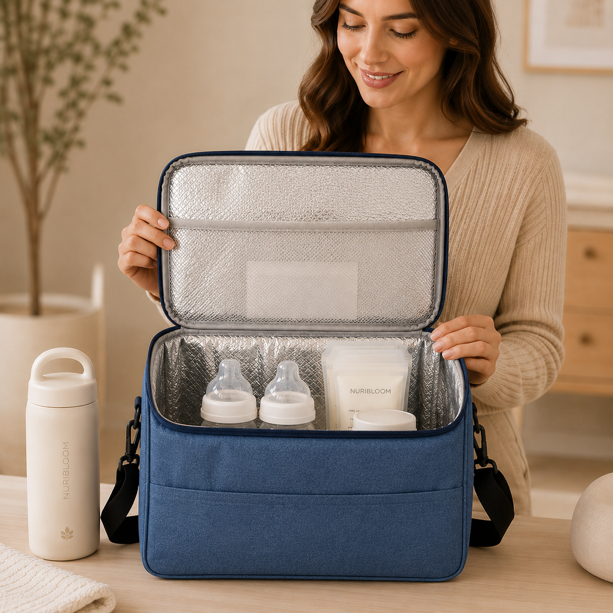 Emma Insulated Baby Bottle Cooler Bag