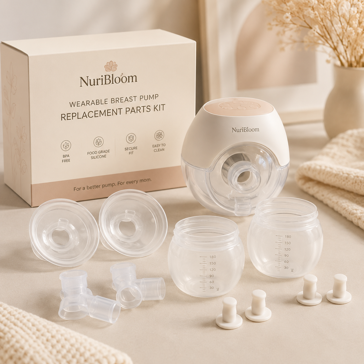 Mona Breast Pump Replacement Parts Kit