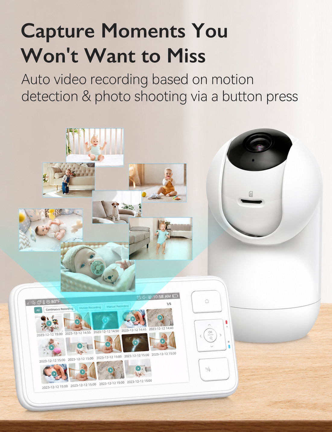 Olivia Full HD Baby Monitor Crib Camera