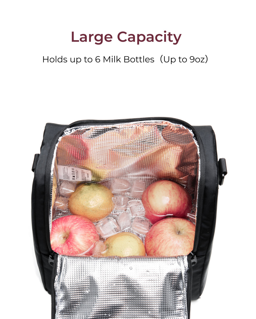 Emma Insulated Baby Bottle Bag Portable Breastmilk Cooler Bag