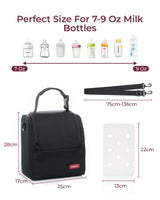 Emma Insulated Baby Bottle Bag Portable Breastmilk Cooler Bag
