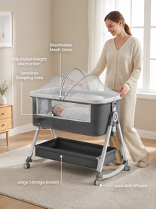 Krona Portable Bedside Baby Bassinet
