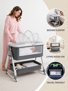 Krona Portable Bedside Baby Bassinet