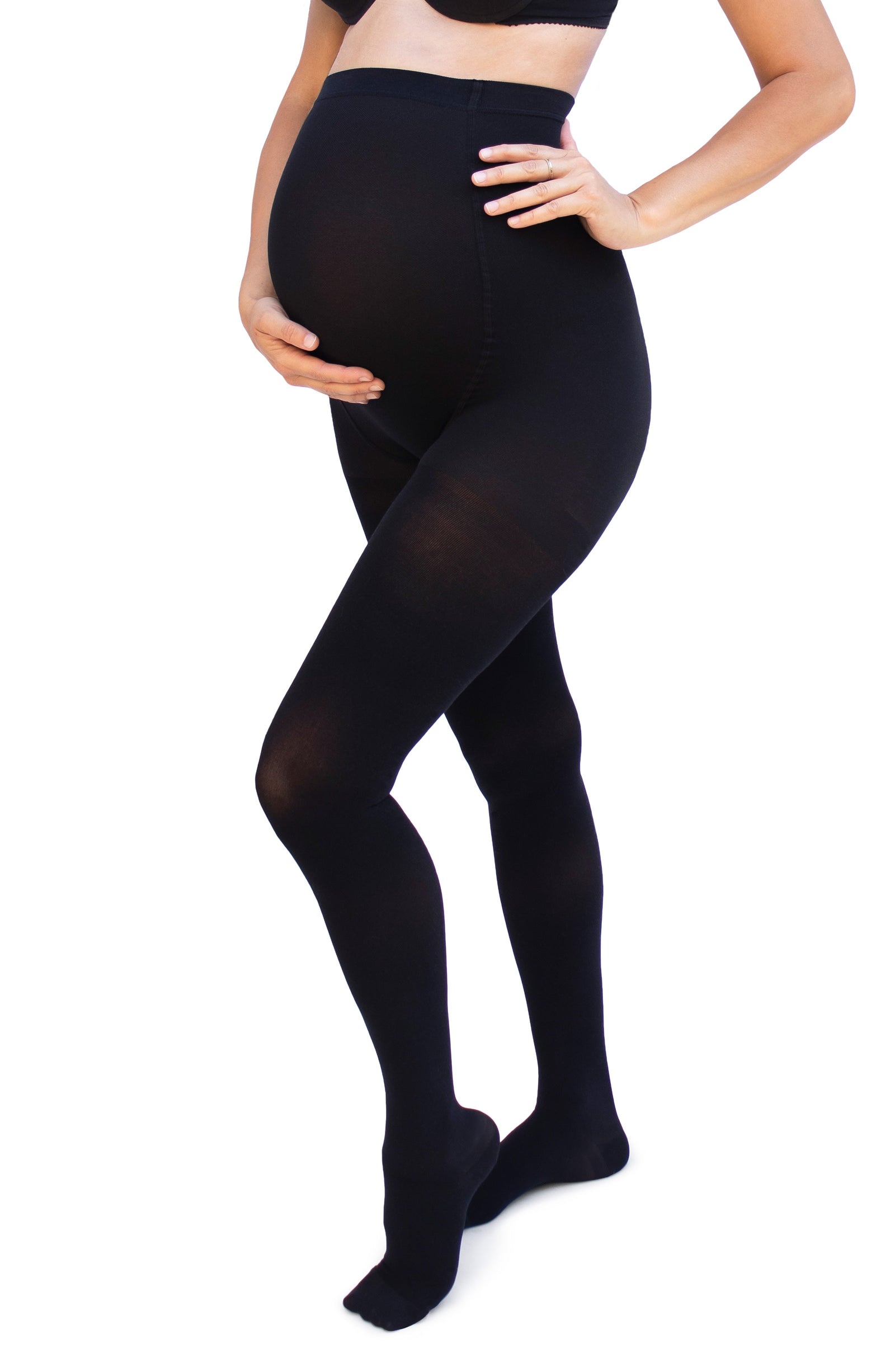 Sophia Maternity Wide Fit Belly Tights