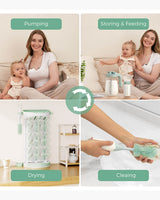 Charlotte Baby Bottle Drying Rack Set