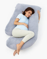 Poma U-Shape Pregnancy Pillow – Plush Maternity Body Pillow for Pregnant Women