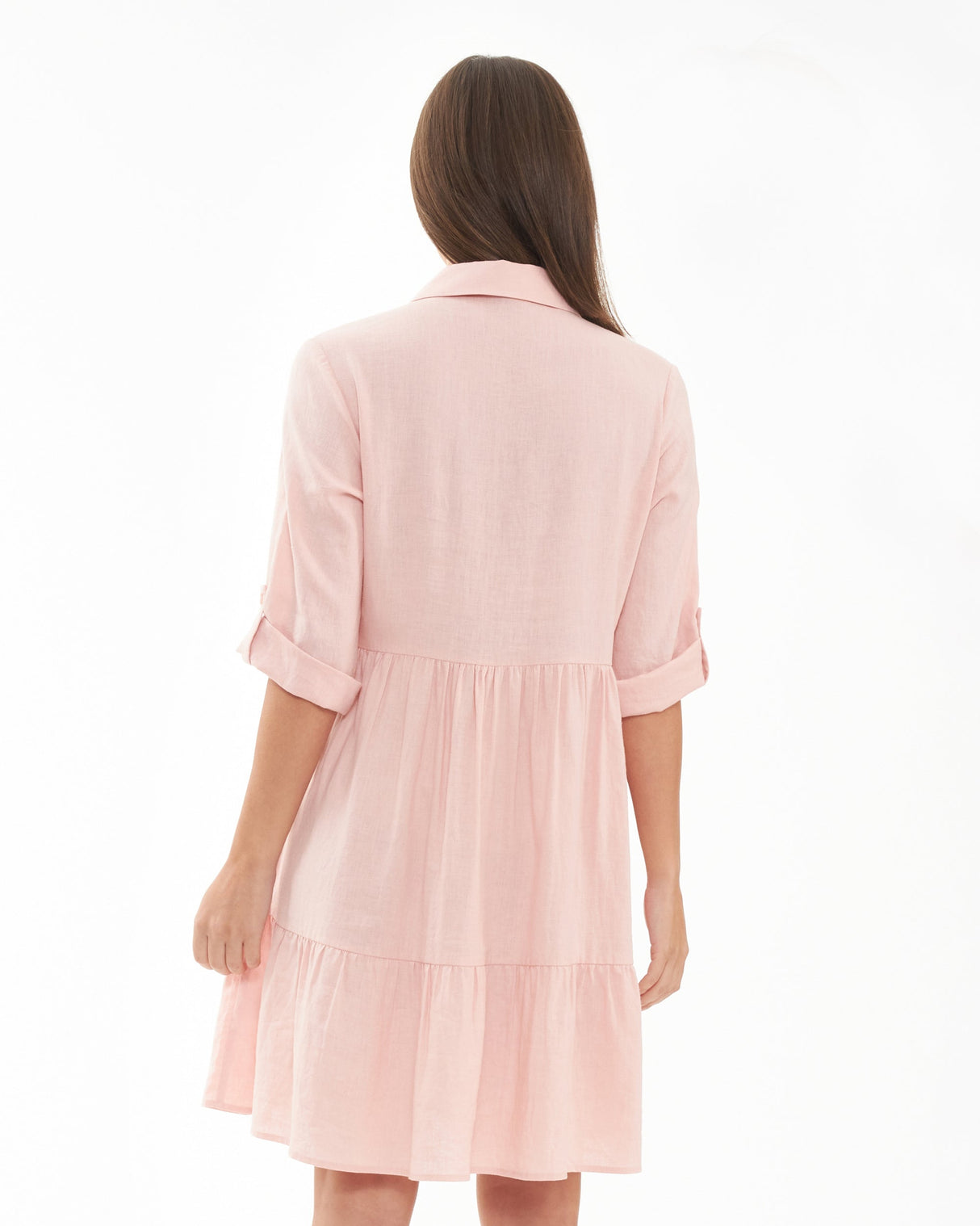 Sophia Linen Maternity Dress