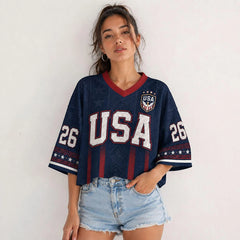 Liberty – Women's Patriotic America Soccer Jersey