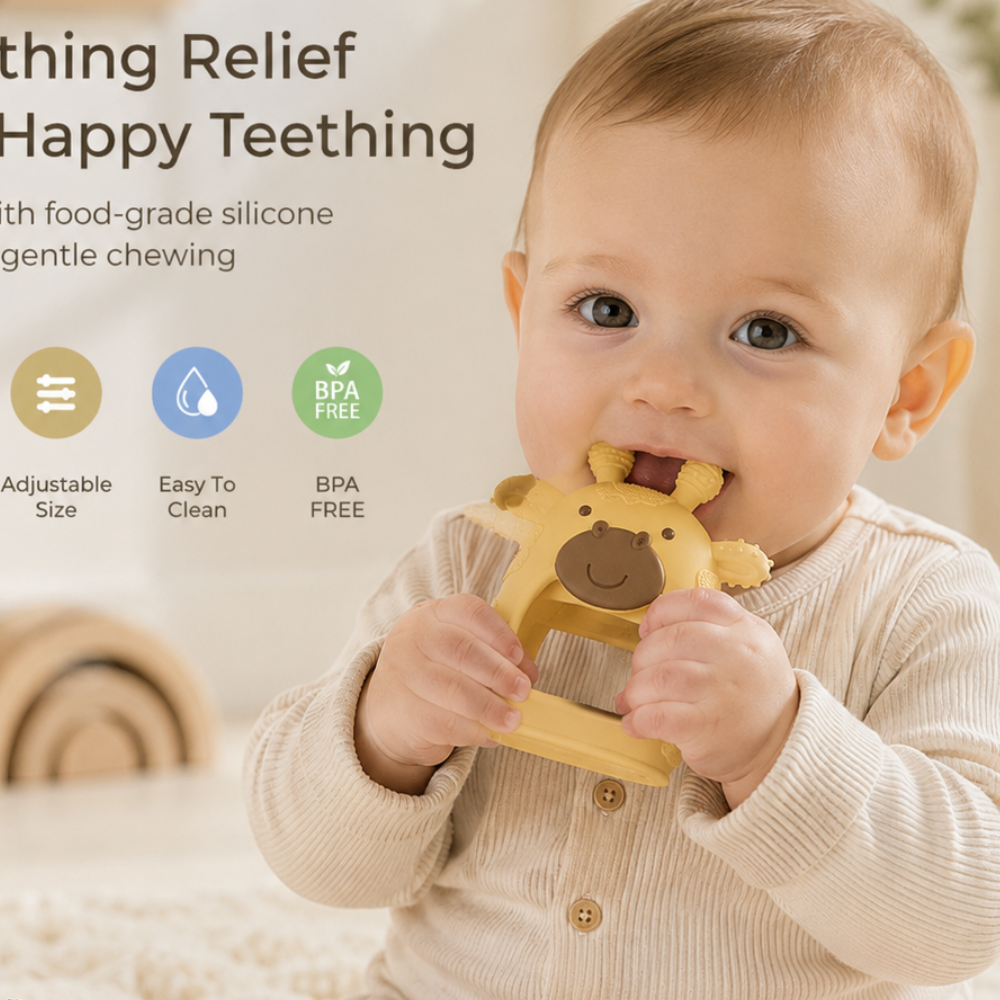 Mila Silicone Baby Teether Toy